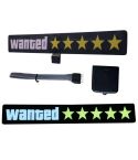 EL Luminous Car Stickers Cold Light Car Stickers Car Luminous Pattern Decoration(Wanted Yellow)