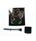 EL Luminous Car Stickers Cold Light Car Stickers Car Luminous Pattern Decoration(Cat)