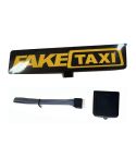 EL Luminous Car Stickers Cold Light Car Stickers Car Luminous Pattern Decoration(Fake Taxi)