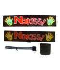 EL Luminous Car Stickers Cold Light Car Stickers Car Luminous Pattern Decoration(NO KISS)