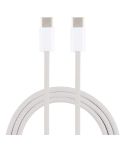 1m USB-C / Type-C to Type-C Macaron Braided Charging Cable(Grey)