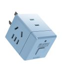 KYFEN USB Smart Mini Multi-function Fast Charging Socket(Blue)