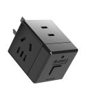 KYFEN USB Smart Mini Multi-function Fast Charging Socket(Black)