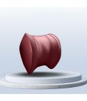 Car Headrest Cushion Car Seat Pillows Neck Protectors Memory Cotton Pillow(Wine Red)