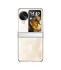 For OPPO Find N3 Flip Three-stage Nano Electroplated PC Transparent Phone Case(Silver)