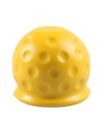 Universal 50mm Automatic Tow Bar Ball Cap Trailer Soft Rubber Protective Cap(Yellow)