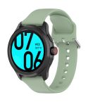 24mm Universal Small Waist Silicone Watch Band(Green)