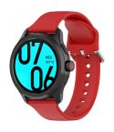 24mm Universal Small Waist Silicone Watch Band(Red)