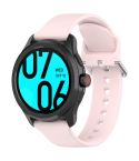 24mm Universal Small Waist Silicone Watch Band(Light Pink)