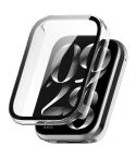 For Xiaomi Mi Band 8 Pro PC + Tempered Glass Film Integrated Watch Protective Case(Transparent)
