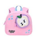 Children Cute Cartoon Anti-Lost Kindergarten School Bag(Pink Apple Medium)