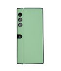 For Honor V Purse Morandi Solid Color Leather Texture Phone Case(Green)