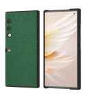 For Honor V Purse Genuine Leather Litchi Texture Phone Case(Green)