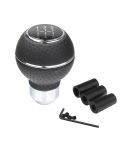 Universal Car Manual Gear Shift Lever 5-speed Shifter Knob(Silver)