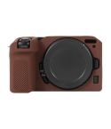 For Nikon Z 30 Soft Silicone Protective Case with Lens Cover(Coffee)