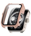 For OPPO Watch 4 Pro PC + Tempered Film Integrated Watch Protective Case(Pink)