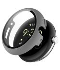 For Google Pixel Watch 2 PC + Tempered Film Integrated Watch Protective Case(Grey)