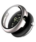 For Google Pixel Watch 2 PC + Tempered Film Integrated Watch Protective Case(Starlight Color)
