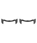 For Google Pixel Watch 2 1 Pair Stainless Steel Metal Watch Band Connector(Black)