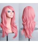Anime Cos Role Playing Wig Cosplay Color Stage Headgear(Pink)