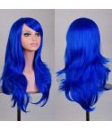 Anime Cos Role Playing Wig Cosplay Color Stage Headgear(Dark Blue)