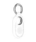 For Samsung Galaxy SmartTag 2 Location Tracker Portable Silicone Protective Case(White)