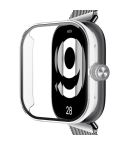 For Redmi Watch 4 PC + Tempered Glass Integrated Watch Protective Case(Transparent)