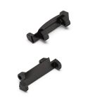 For Amazfit Active Edge A2212 1 Pair Metal Watch Band Connectors(Black)
