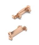 For Amazfit Active Edge A2212 1 Pair Metal Watch Band Connectors(Rose Gold)