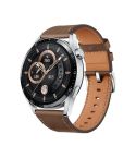 22mm Universal Square Tail Leather Watch Band(Coffee Color)