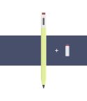 For Xiaomi Inspiration Stylus 1st LOVE MEI Retro Style Silicone Protective Pen Case(Green)