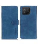 For Asus ROG Phone 8 KHAZNEH Retro Texture Flip Leather Phone Case(Blue)