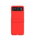 For Motorola Razr 40 3 in 1 Skin Feel PC Phone Case with Hinge(Red)