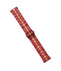 22mm Stainless Steel Watch Band(Red Yelllow)