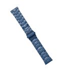 22mm Stainless Steel Watch Band(Blue)