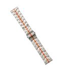 22mm Stainless Steel Watch Band(Starlight Orange)