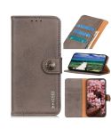 For Realme C67 4G KHAZNEH Cowhide Texture Flip Leather Phone Case(Khaki)
