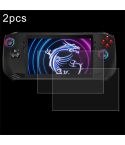 For MSI Claw 7 inch Game Console 2pcs 9H 0.3mm Explosion-proof Tempered Glass Film