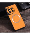 For OnePlus 12 CD Magsafe Magnetic Cloth Texture Phone Case(Orange)