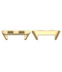 For Honor Band 9 1 Pair Stainless Steel Metal Watch Band Connector(Gold)