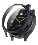 For Xiaomi Watch 2 PC + Tempered Film Integrated Watch Protective Case(Ink Blue)
