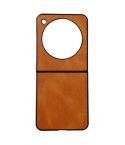 For ZTE nubia Flip Crazy Horse Texture Shockproof Protective Phone Case(Orange)