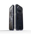 For Nothing Phone 2a Aurora Series Metal Frame Protective Phone Case(Black Blue)