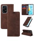 For Honor 200 Lite Global BETOPNICE Suction RFID Anti-theft Leather Phone Case(Brown)