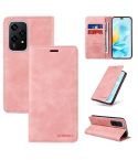 For Honor 200 Lite Global BETOPNICE Suction RFID Anti-theft Leather Phone Case(Pink)