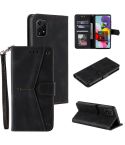 For Honor 200 Lite Global Nail Skin Feel Stitching Calf Texture Leather Phone Case(Black)