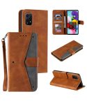 For Honor 200 Lite Global Nail Skin Feel Stitching Calf Texture Leather Phone Case(Brown)