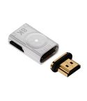 8K 60Hz HDTV to HDTV Side Bend Magnetic Converter(Sliver Right Bend)