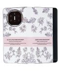 For Huawei Mate X5 / X2 Sketching Flowers Flip Leather Phone Case(Pink)