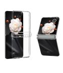 For Honor Magic V Flip Three Parts Transparent PC Full Coverage Phone Case